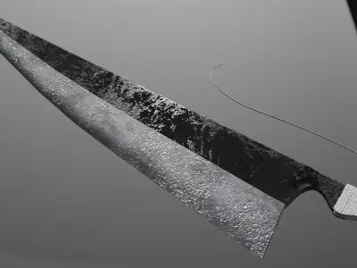 Ichigo Kurosaki zampaktou Low-poly 3D model