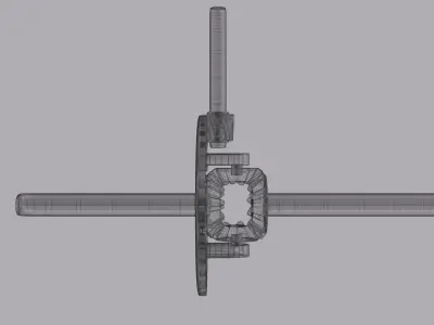 Differential gear 3D model