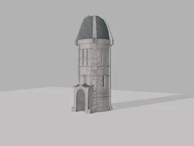 Gondor Tower Low-poly 3D model