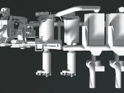 Industrial machine 24i24 3D model
