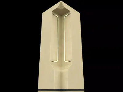 nterior Sci-fi Internal Corner Part PBR 3D model