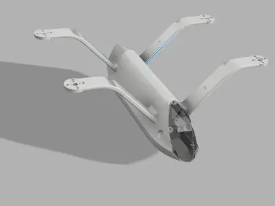 DRONE JET 20 CM 3D print model