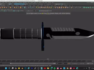 DAGGER-INTERSTELLAR ICICILE Low-poly 3D model