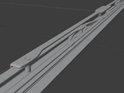 Truck Wiper Blade 3D model