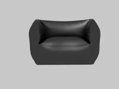 Leather Chair 01 Free 3D model