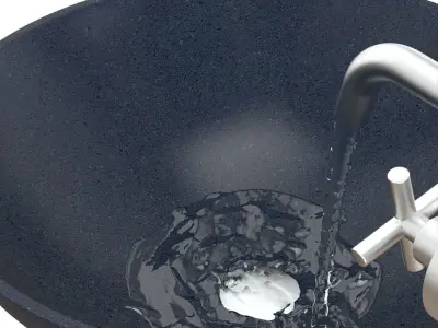 Sfera 001008011 black sink 3D model