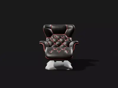 Gaming chair Free low-poly 3D model