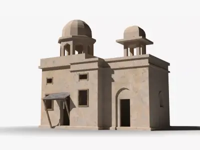 Arab x19 Low-poly 3D model