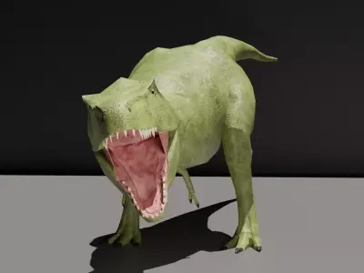 Tyrannosaurus rex Low-poly 3D model