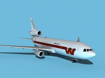 McDonnell Douglas MD-11 Western 3D model