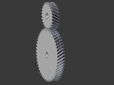 helical gears 3D model