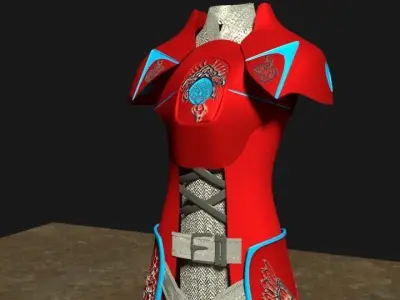 TITAN AMOUR Free low-poly 3D model