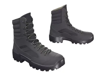 Special Forces Assault Boots 3D model
