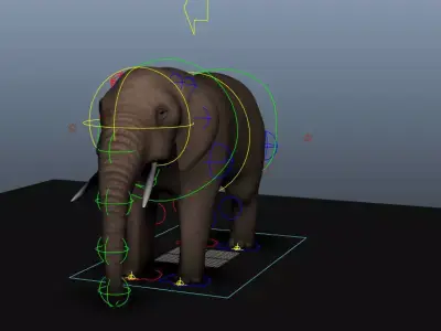 Elephant Free 3D model