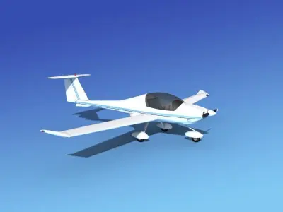 Daimond DA-20 Katana V14 3D model