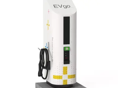 Electric Vehicle Charging Station EV GO 3 3D model