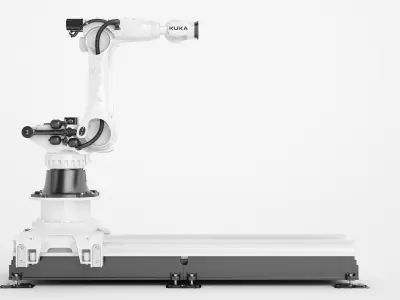 KUKA KR FORTEC-2 Ultra Rail System 02 3D model