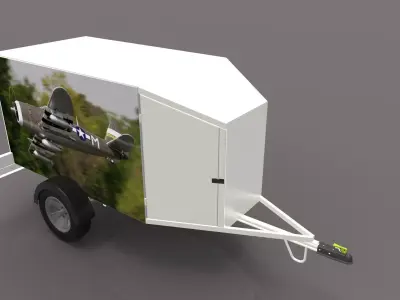 trailer for aeromodelling Free 3D model