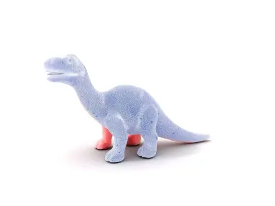 Pink Dinosaur Toy model pack Low-poly 3D model