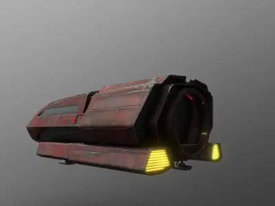 26DSC-Shuttle spaceship 3D model