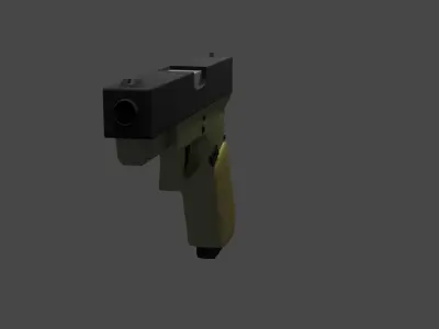 glock-18 gun Free 3D model