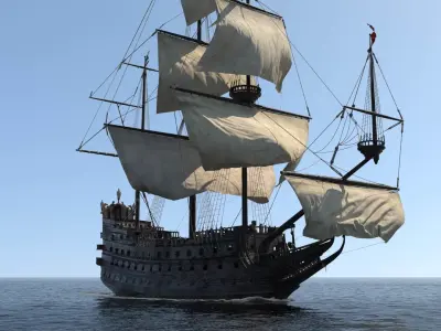 Soleil Galleon 3D model