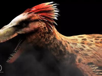 Dakotaraptor Low-poly 3D model