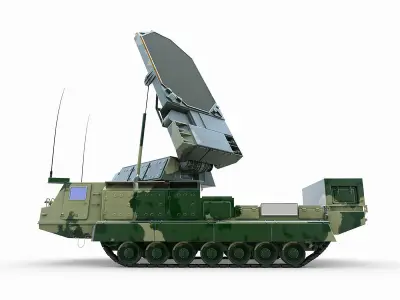 Antey 2501 Low-poly 3D model