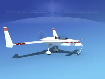 Rutan VariEze V05 3D model