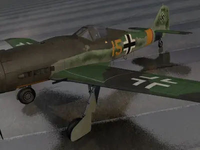 Focke-Wulf Fw-190 D-9 3D model