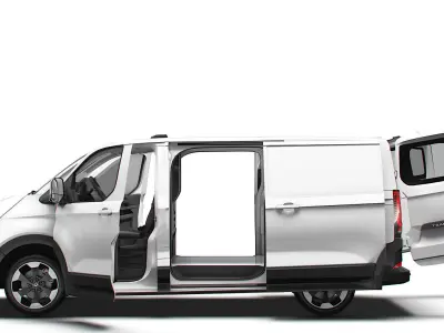 VW Transporter Van L1H1 2SD HQ Interior 2025 3D model