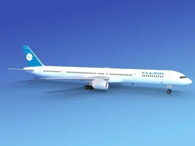 Boeing 757-300 Finnair 3D model