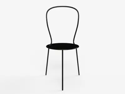 Steel chair Lassise by Airborne  3D model