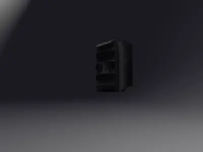 AK 1913 Rear Stock Adapter Low-poly 3D model