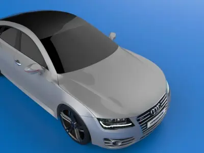 Audi Rs7 3D Model Native files Solidworks 3D model