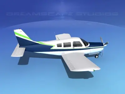 Piper Turbo Arrow 240 V11 3D model