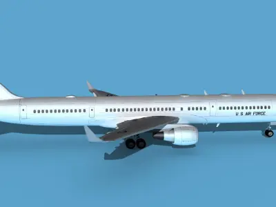 Boeing C-32B US Air Force V02 3D model