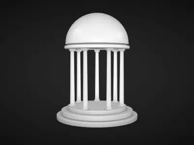 A Rotunda - Dome Low-poly 3D model