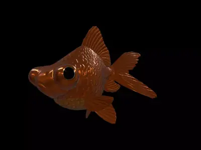 FISH-007 Goldfish 3D model
