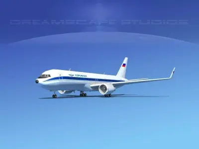  Boeing 767-300 Aeroflot 1 3D model