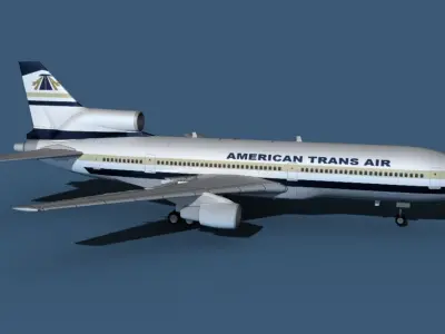 Lockheed L-1011-50 American Trans Air 1 3D model