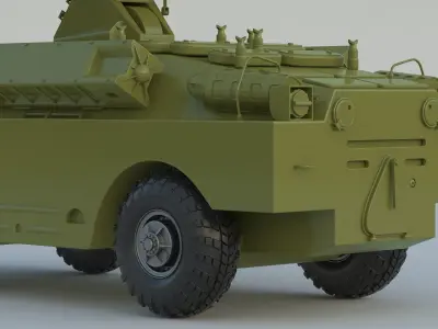 9K31 Strela-1 SA-9 Gaskin 3D model