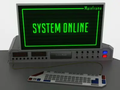 DataOps desk 3D model