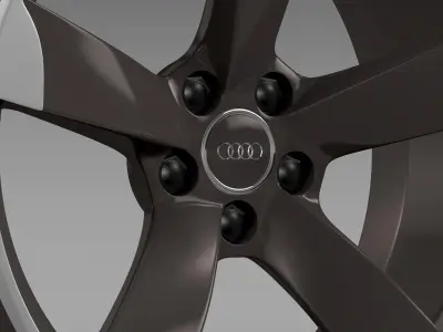 Audi R8 Spyder rim 3D model