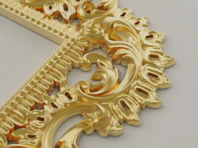 Mirror frame 3D print model