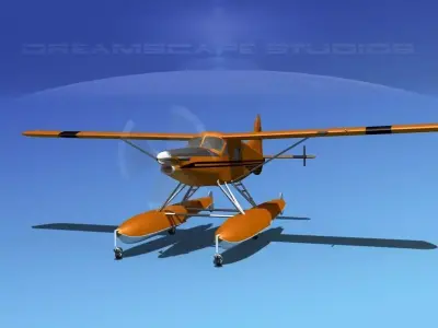 DeHavilland DHC-2 Turbo Beaver V05 3D model