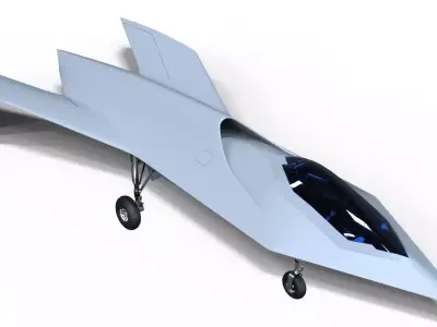 Boeing Bird of Prey Free 3D model