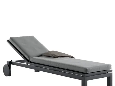 Chaise lounge Crate and Barrel Free 3D model