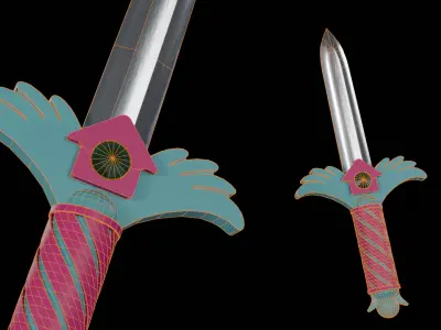 Squid Game Knife Season 3 3D model