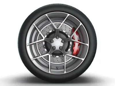 American Racing AR924 wheel 3D model